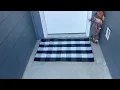 This is the perfect entryway layering mat