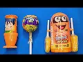 ASMR Unboxing Lollipops and other sweets in original packaging
