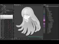 Kuroama Hair Physics Example Project Tutorial - Teaser