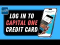 Capital One Credit Card - How to Login