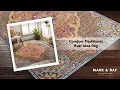 Cornjum Traditional Rust Area Rug