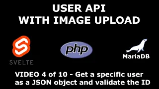 Get a specific user as a JSON object and validate the user s ID