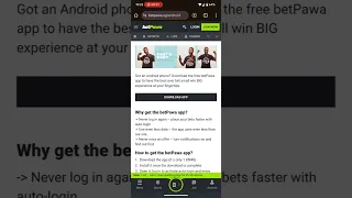 How to download and install the betpawa app on Android