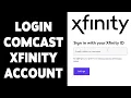 How To Login Comcast Xfinity Account 2024 Sign In Xfinity Account Xfinity ID