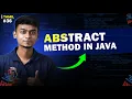 Abstract Method in Java In Tamil Java Tutorial Series Error Makes Clever