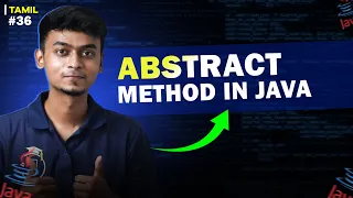 Abstract Method in Java In Tamil Java Tutorial Series Error Makes Clever