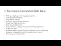 C Assignment Help myassignmenthelpers