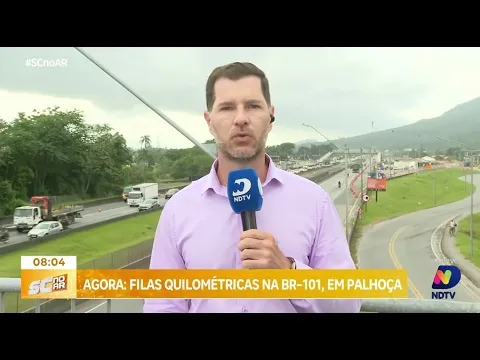 Protesto na BR-101: moradores reivindicam direito habitacional após falência de construtora