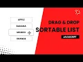 Creating a Drag and Drop Sortable List in JavaScript - No Library Needed