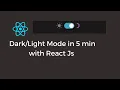 mode in 5 min with react