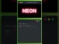 Creating a Neon Text Effect using HTML CSS and JavaScript