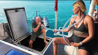 HOW TO FIX A HOT WIFE on Aluminium Catamaran