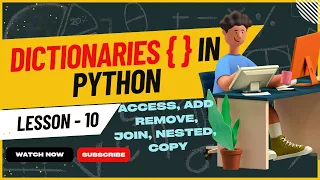 Dictionaries in Python Python for Beginner Add Remove Access Join Copy Item Python Tutorial