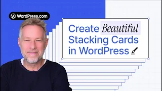Create Beautiful Stacking Cards in WordPress - Fast and Easy