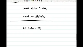 101 - Constant pointers in c