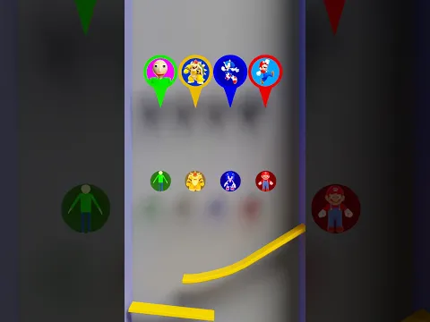Mario, Sonic, Bowser & Baldi Soft Body Challenge! π