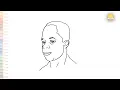 Lagu Darryl Strawberry drawing | Baseball right fielder drawing | How to draw Darryl Strawberry easy