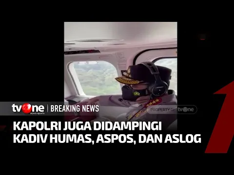 Kapolri Lakukan Pantauan Udara Lokasi Bencana Erupsi Gunung Semeru