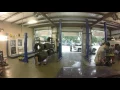 firestone technician covers my camera with his hat