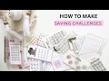 CANVA TUTORIAL How to Make Saving Challenges