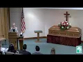 Funeral Service for Edwin B Turner
