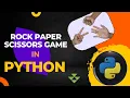 I made Rock Paper Scissors in Python Project Showcase Part 1