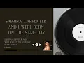 Carlos Zatch - Sabrina Carpenter and I Were Born on the Same Day (Funny Song) [Official Lyric Video]