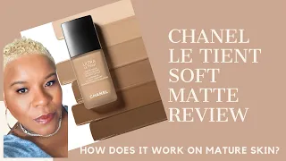 CHANEL ULTRA LE TEINT MATTE FOUNDATION REVIEW/BEAUTY OVER 40