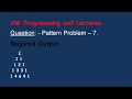 Pattern Problem 7 PASCAL S TRIANGLE