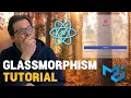 Build a GLASSMORPHISM React Component - Typescript Material-UI