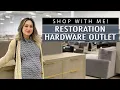 SHOP WITH ME Restoration Hardware Outlet Pro Shopping Tips