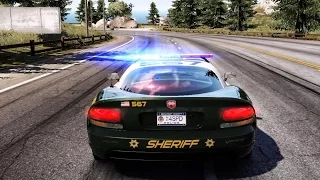 Need For Speed Hot Pursuit Dodge Viper SRT10 Police Test Drive Gameplay HD 1080p60FPS 