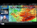 Texas 3PM Weather Update Tornado Watch East Texas Dust Storm 55 MPH Winds
