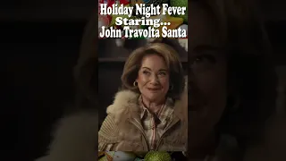 Holiday Night Fever John Travolta as Santa Bee Gees Stayin Alive