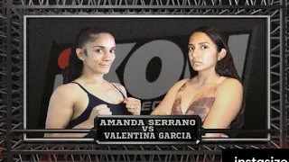 Amanda Serrano vs Valentina Garcia Full MMA Fight