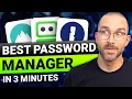 Best password manager in 3 minutes My TOP picks for 2026