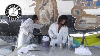 The joys of fixing a HURRICANE DAMAGED BOAT – Episode 36