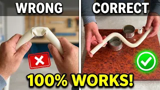 Plumbers won't tell you this! This guy bends pipes using tin cans!