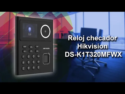 Download MP3 Reloj checador facial Hikvision DS-K1T320MFWX, checadas por medio de huella, tarjeta MiFare