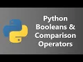 Python Boolean Values Comparison Operators