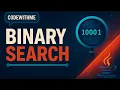 Search 1000 Elements in Less than 10 Comparisons Binary Search Explained Concept Java Code