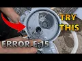 How to fix error E 15 on dishwasher FREE SOLUTION
