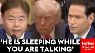 breaking lieu forces rubio to watch video after video of trump sleeping at events
