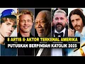 Download Lagu Wow, 8 Artis \u0026 AKTOR terkenal AMERIKA ini putuskan PINDAH AGAMA ke KATOLIK‼️Dunia terkejut... 