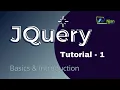 JQuery Introduction Basic Detailed NJan Channel Tutorial - 1