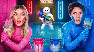 NOS ESCONDIMOS en los BACKROOMS con CAMUFLAJE!! 😱 *Meccha Chameleon*