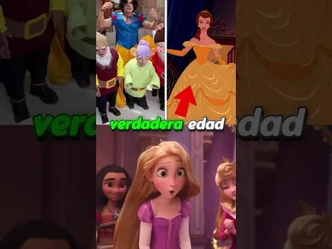 Esta es la verdadera edad de las princesas Disney y no es lo que esperabas