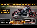 Download Lagu JAWA 42 BOBBER Top 3 Full System Exhausts Comparison || Gursewak vs Offtrails vs Mystery Brand 🔥‼️