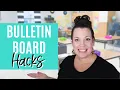 5 ways to make putting up a bulletin board take less time