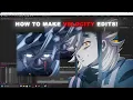 HOW TO MAKE VELOCITY EDITS